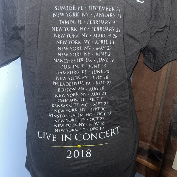 Billy Joel in Concert 2018 Tour T-Shirt (Official Merchandise by Barking Irons) - Picture 5 of 6